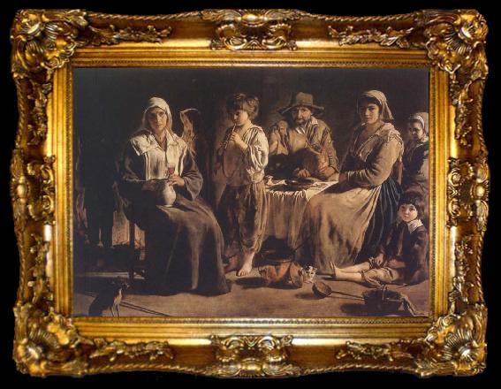 framed  Louis Le Nain Family of Country People, ta009-2